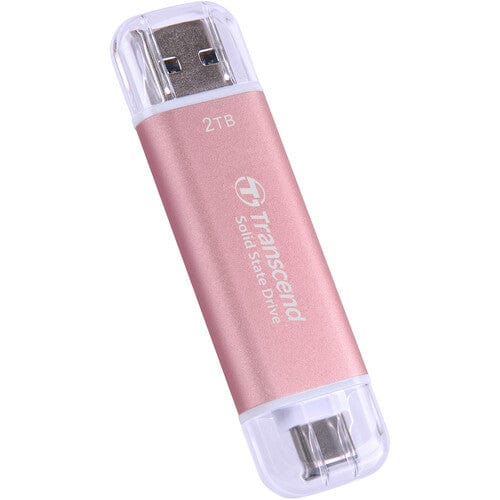 Transcend ESD310 2TB Portable USB-C/A Portable SSD Pink TS2TESD310P