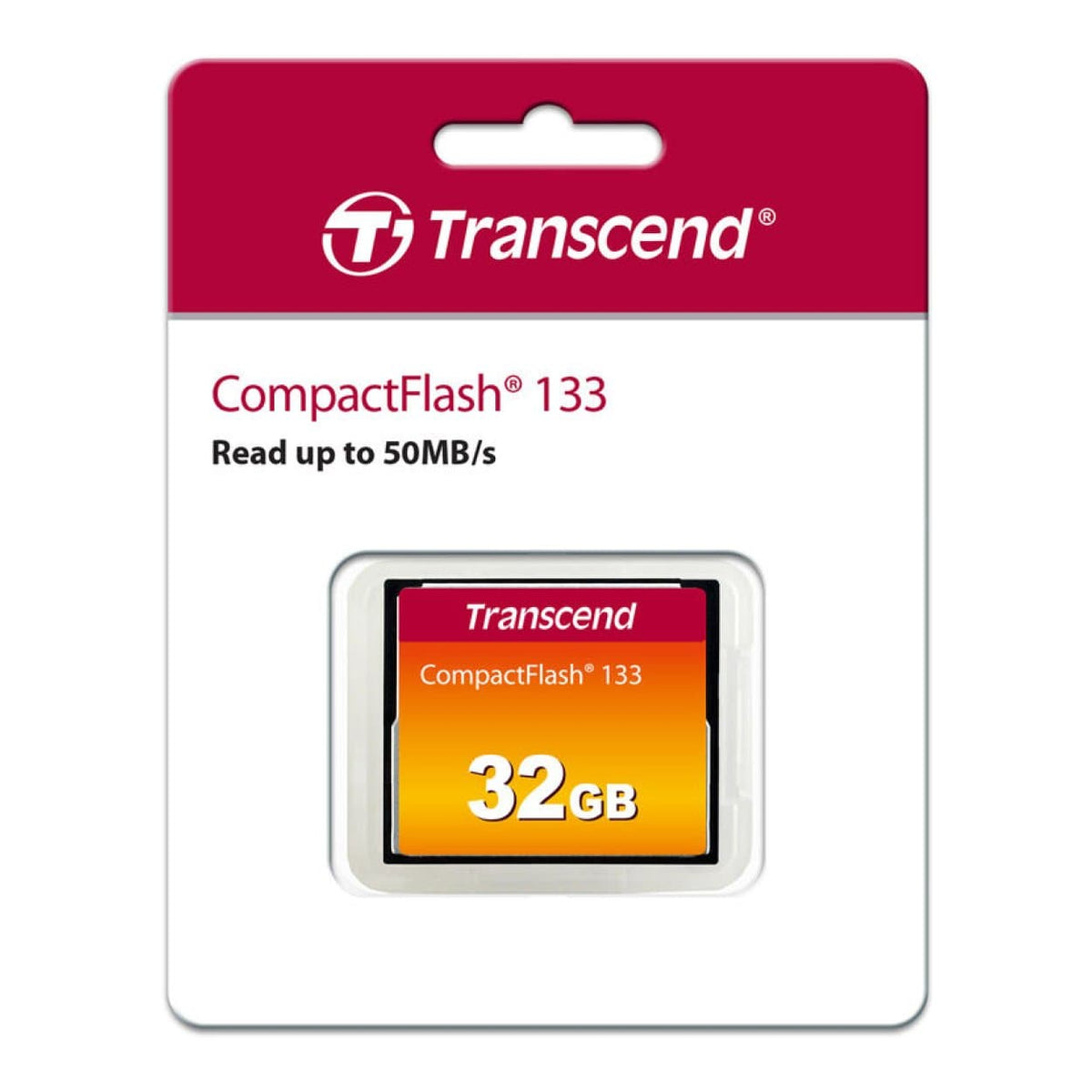 Transcend CompactFlash 32GB 133 UDMA 4 Memory Card TS32GCF133