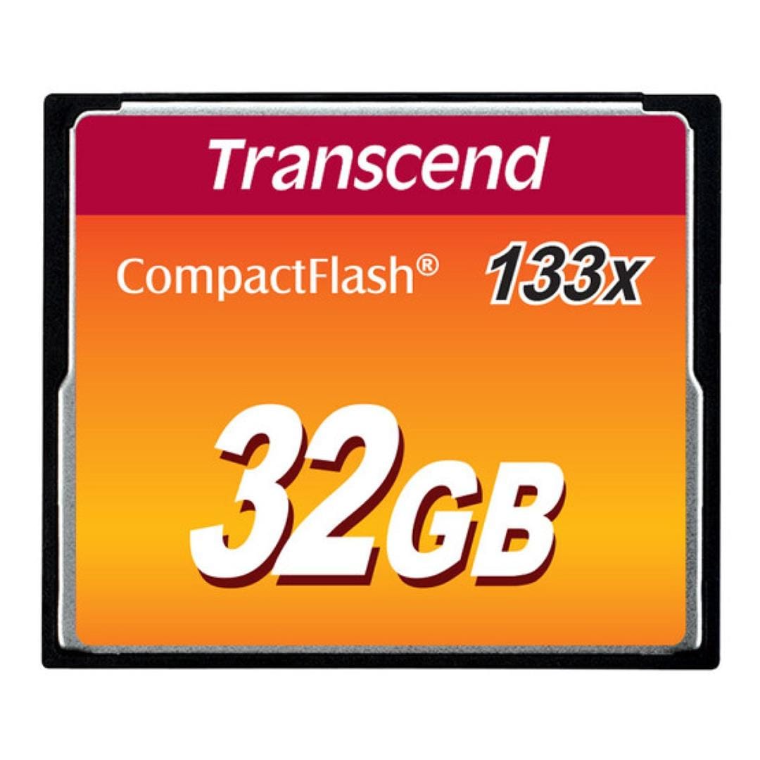 Transcend CompactFlash 32GB 133 UDMA 4 Memory Card TS32GCF133