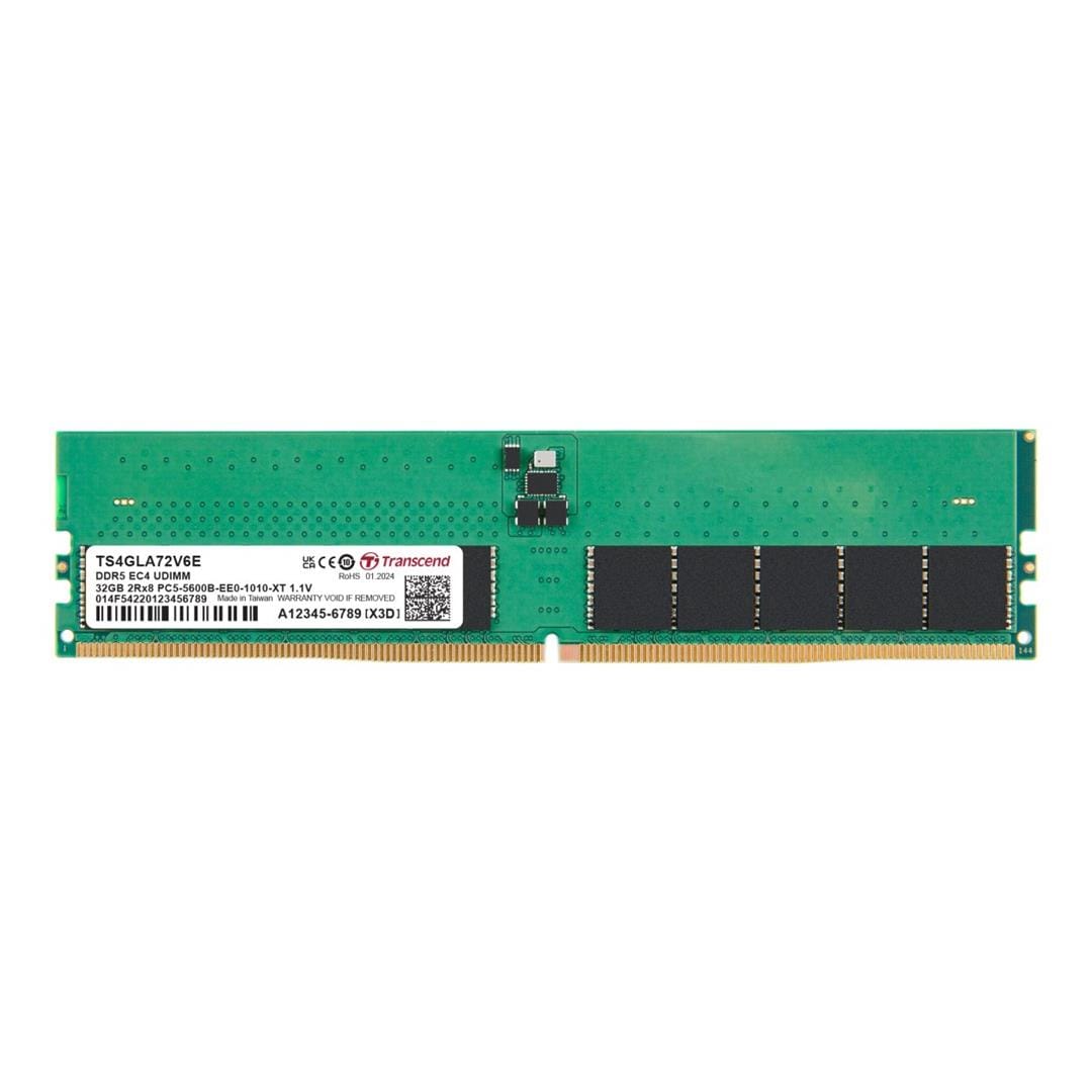 Transcend Memory Module Transcend TS4GLA72V6E DIMM Memory Module 32GB DDR5 5600MHz – FirstShop