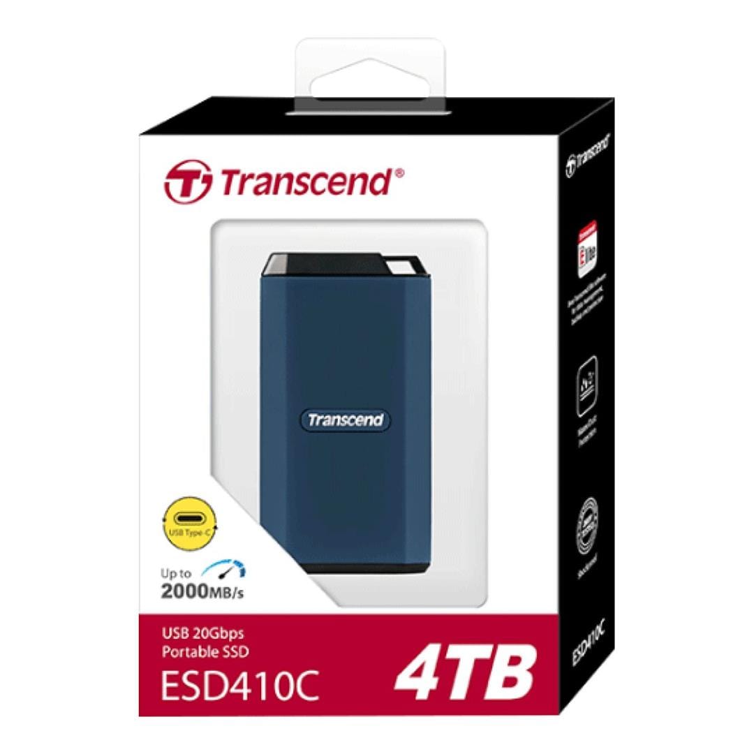 Transcend TS4TESD410C 4TB Type-C Portable External SSD – FirstShop