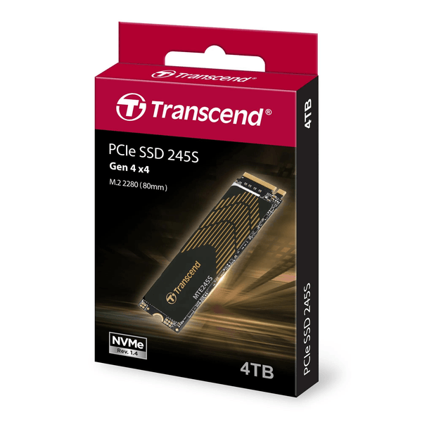 Transcend MTE250S 4TB 内蔵SSD Transcend 245S M.2 4 TB NAND Internal SSD NVMe TS4TMTE245S – FirstShop