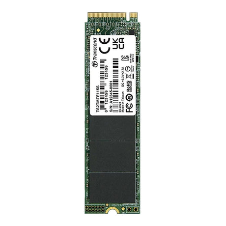 Transcend 2280 M.2 500GB NVMe Gen3x4 Internal SSD TS500GMTE115S