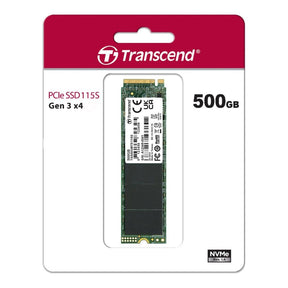 Transcend 2280 M.2 500GB NVMe Gen3x4 Internal SSD TS500GMTE115S