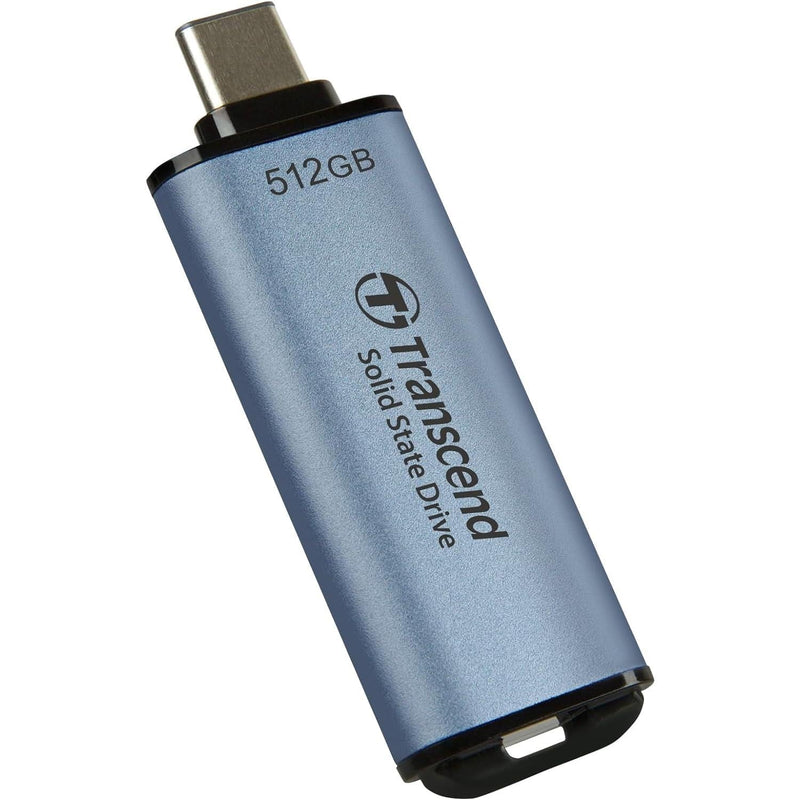 Transcend ESD300C 512GB Type-C Portable SSD Blue TS512GESD300C