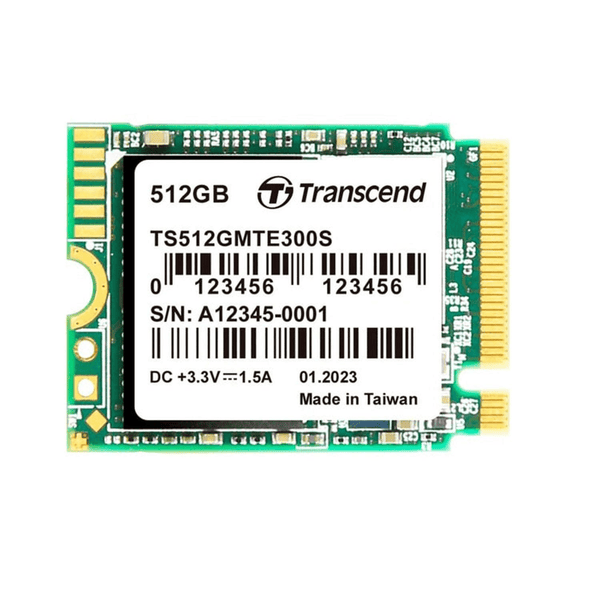 Transcend MTE300S M.2 512GB PCI Express 3.0 3D NAND NVMe Internal