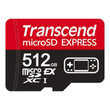 Transcend 512GB UHS-I U3 V30 A1 microSD Express Memory Card TS512GUSD710S