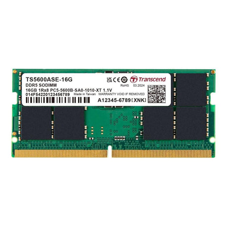 Transcend TS5600ASE-16G Memory Module 16GB DDR5 5600MHz