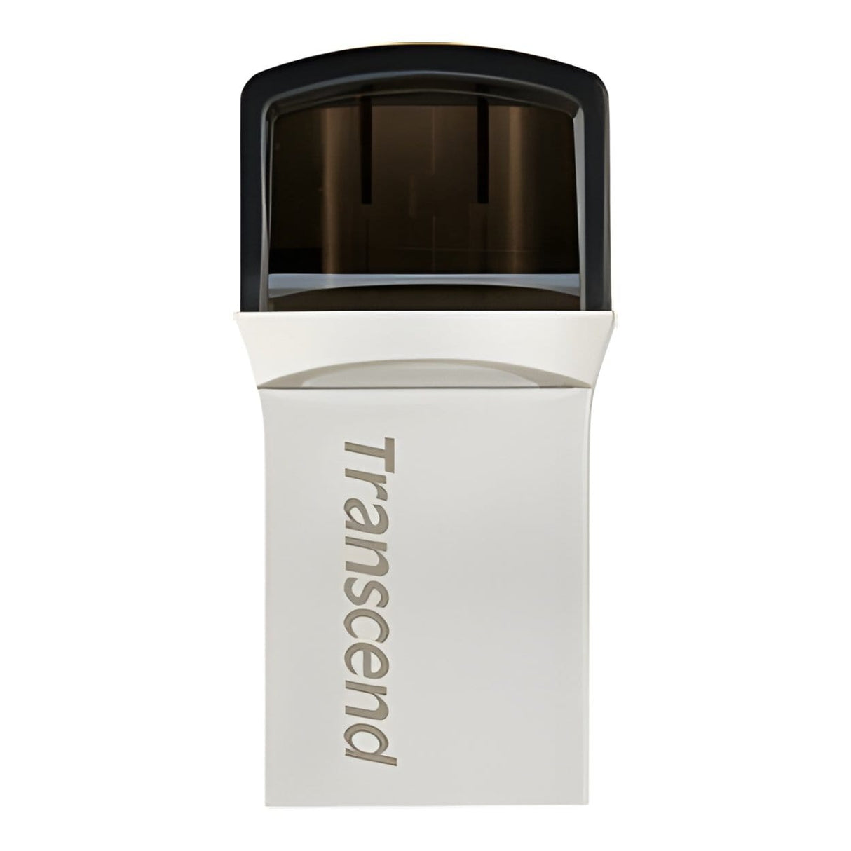 Transcend JetFlash 890 64GB USB-C Black and Silver USB Flash Drive TS64GJF890S