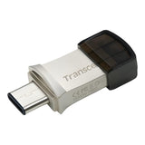 Transcend JetFlash 890 64GB USB-C Black and Silver USB Flash Drive TS64GJF890S