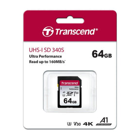 Transcend 340S 64GB UHS-I SDXC Memory Card TS64GSDC340S
