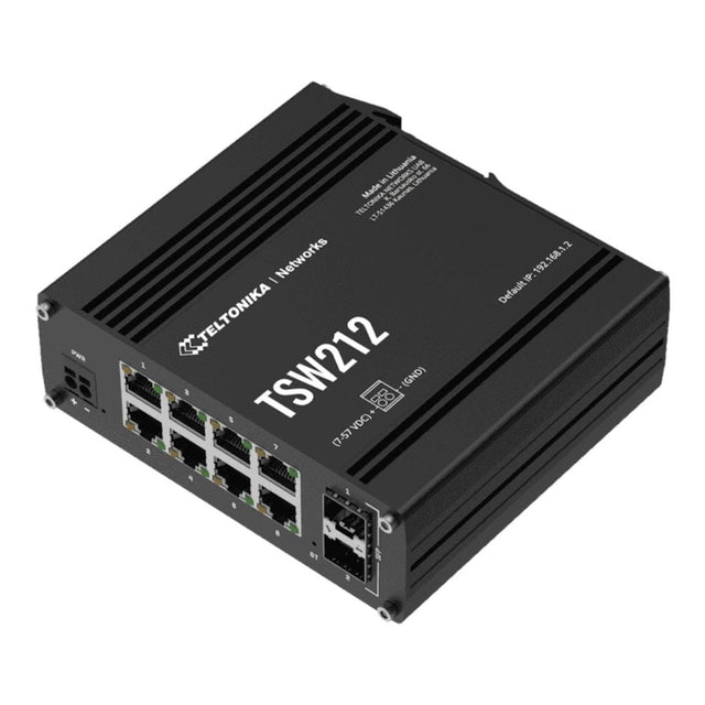 Teltonika TSW212 8-port Managed Switch with 2x SFP Ports