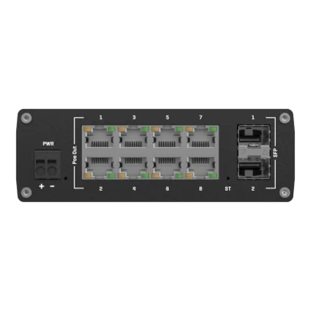 Teltonika TSW202 8-Port Industrial Managed PoE+ Switch TTK-TSW202
