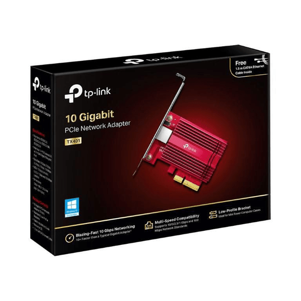 拡張カード TP-Link 10 Gigabit Network Adapter TX401 TP-Link TX401 10Gbps PCI Express Network Adapter – FirstShop
