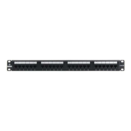Zone CAT-5E 24-way Patch Panel U-PA24T-5C