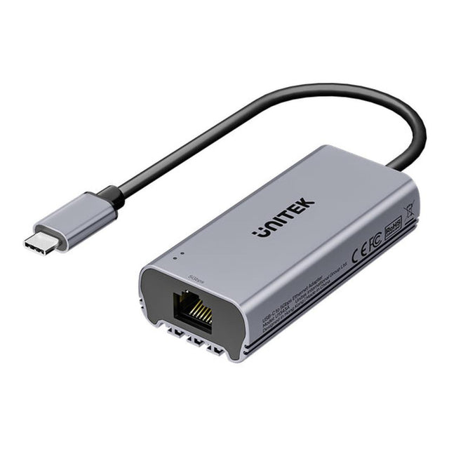 Unitek USB-C to 5Gbps Ethernet Adapter Space Grey U1343AGY01