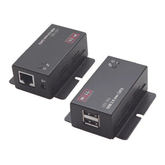 Hall Technology 2-Port Type-A to UTP Extender Adapter U22-160