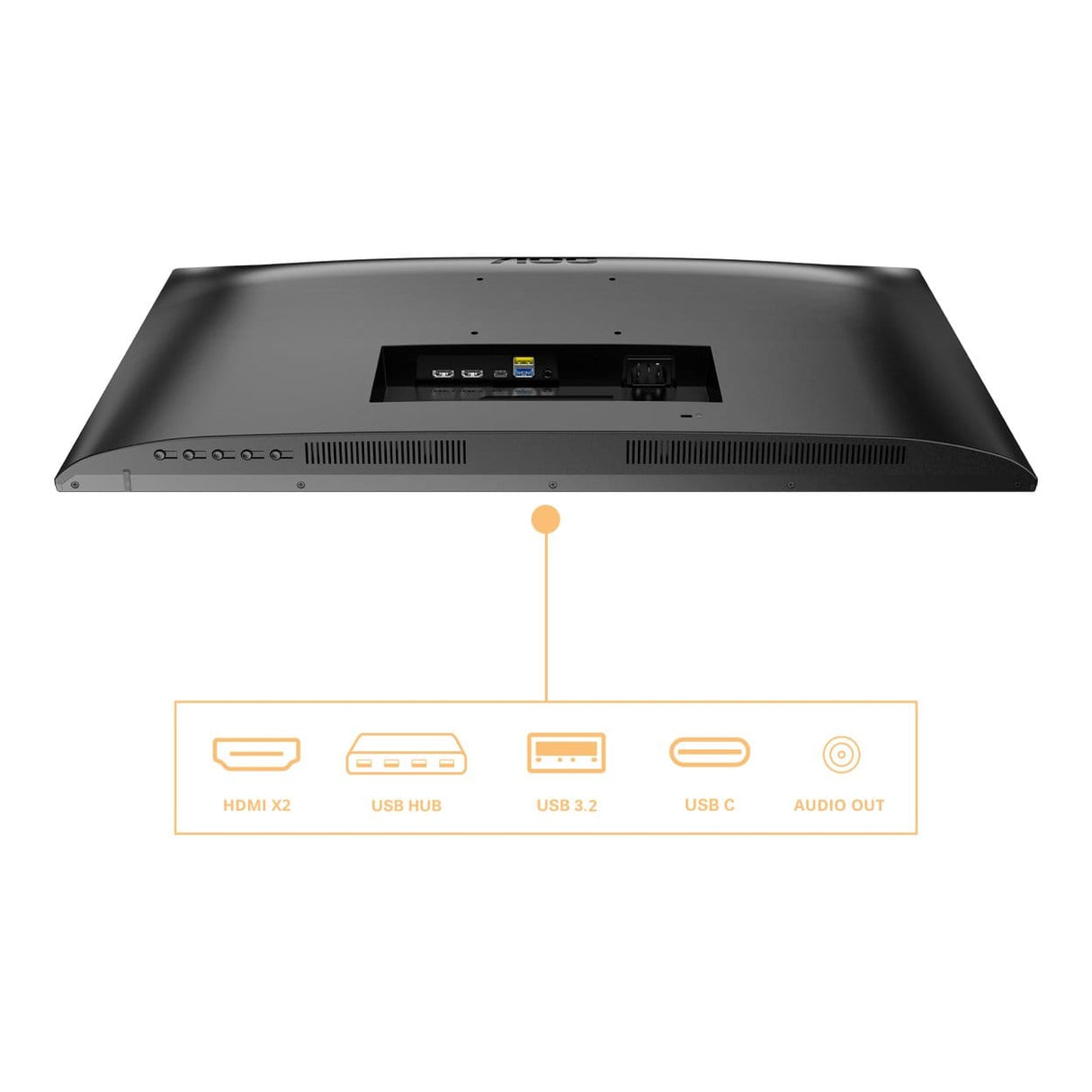 AOC B3 U27B3CF 27-inch 3840 x 2160p 4K UHD 16:9 60Hz 4ms LED IPS USB-C Monitor