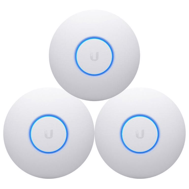 Ubiquiti UAP-nanoHD-3 4x4 MU-MIMO 802.11ac Wave 2 Access Point 3-pack