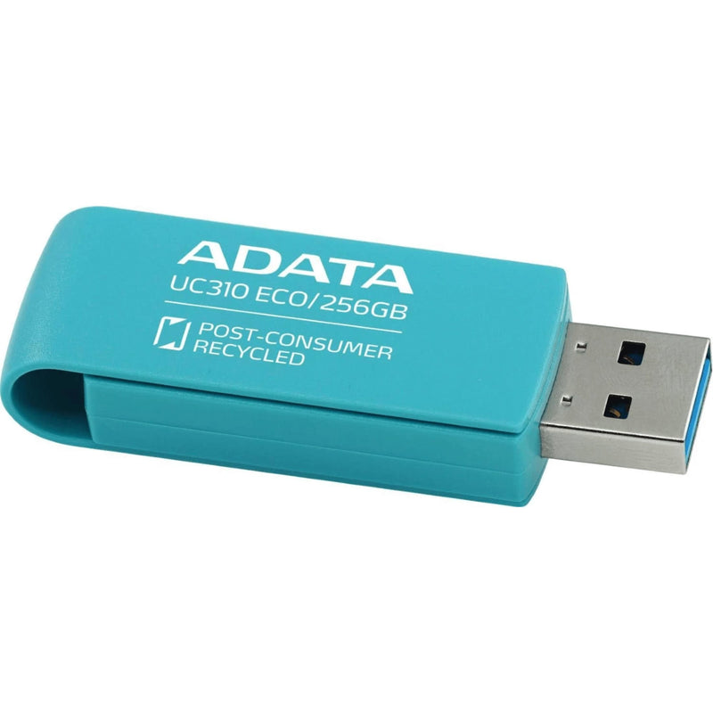 ADATA UC310 ECO 256GB Type-A Gen1 USB Flash Drive Green UC310E-256G-RGN