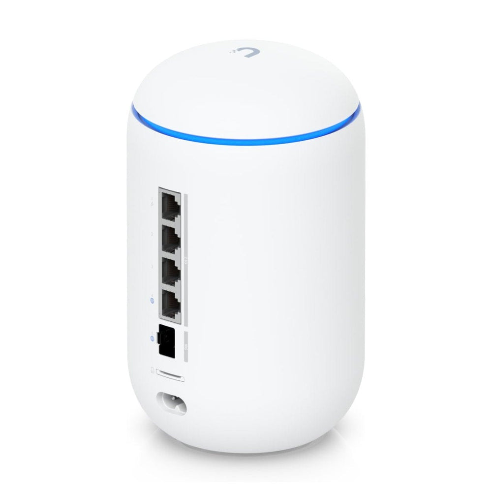 Dream Router Rear Ubiquiti Dream Router 7 Tri-Band Cloud Gateway with 1x SFP+ and 1x 2.5 ...
