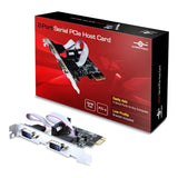 Vantec 2-port Serial RS232 PCIe Host Adapter Card UGT-PCE40RSR