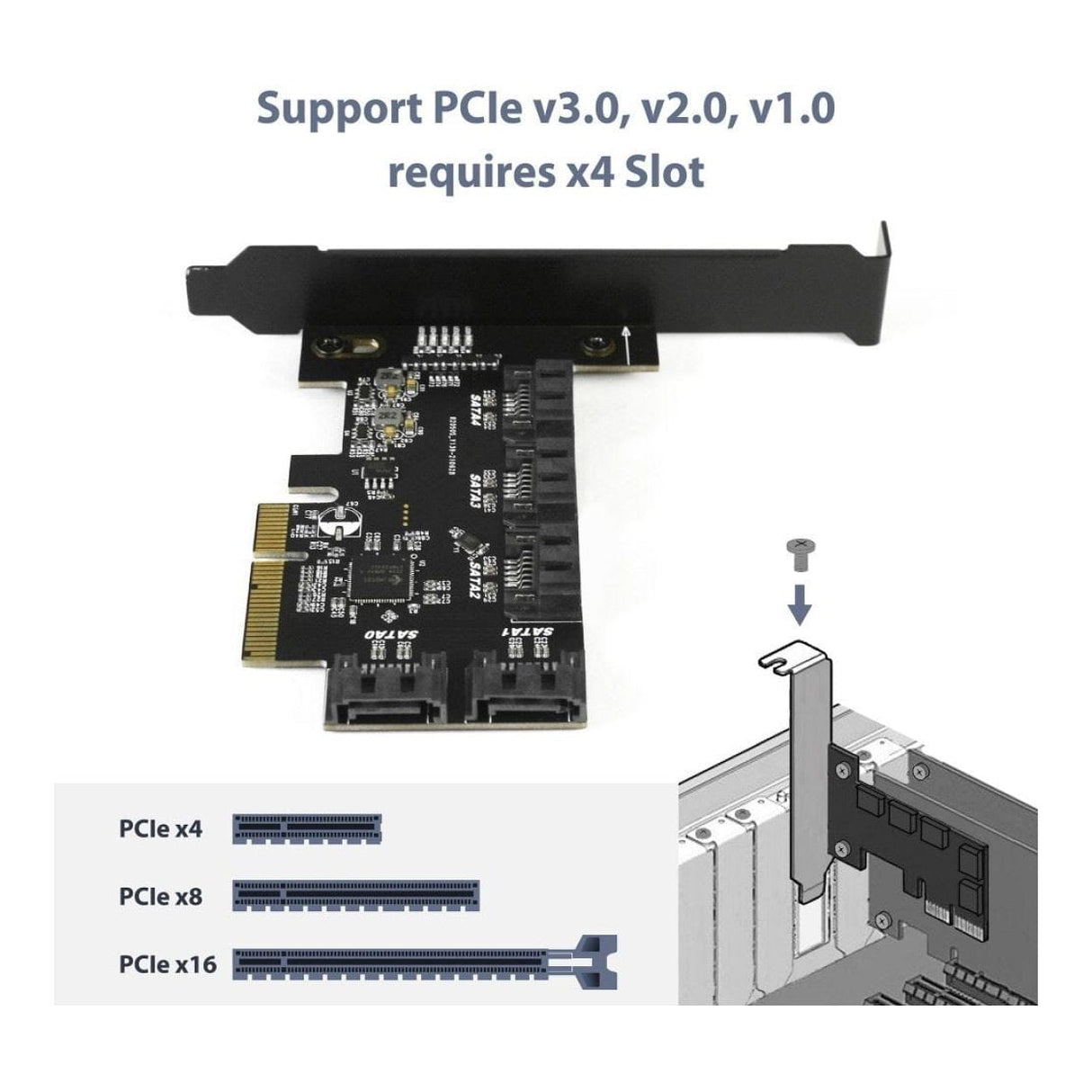 Vantec 5-port SATA 6Gbps PCIe Internal Card UGT-ST655