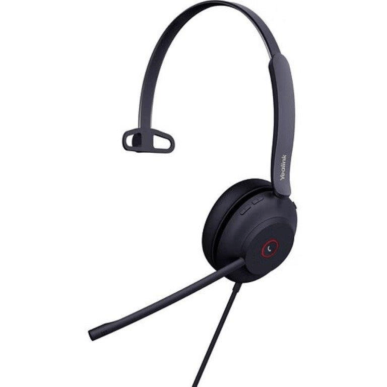 Yealink UH37 MONO TEAMS Professional Wired Headsets Black
