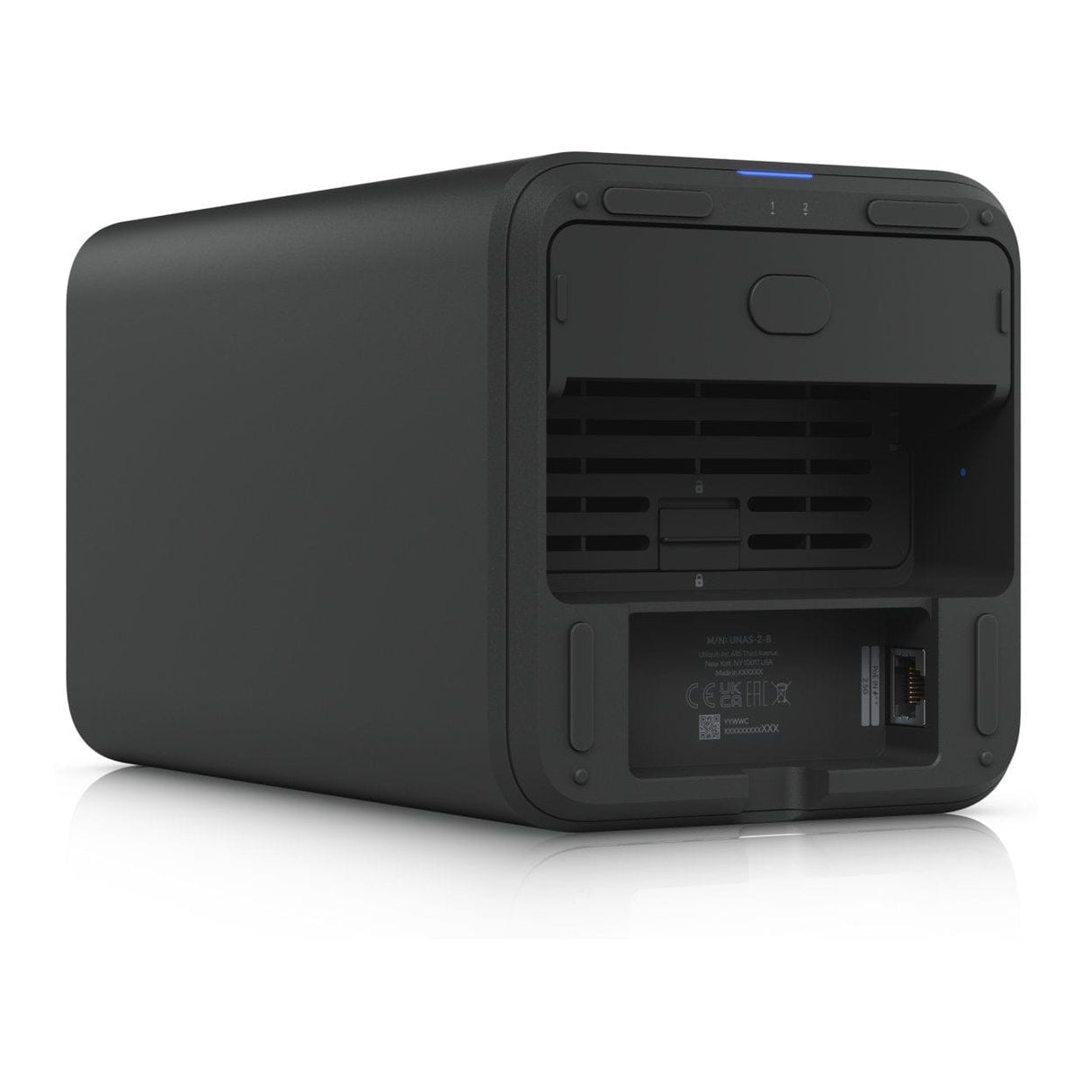 Ubiquiti UNAS 2 2-Bay NAS Enclosure Black UNAS-2-B