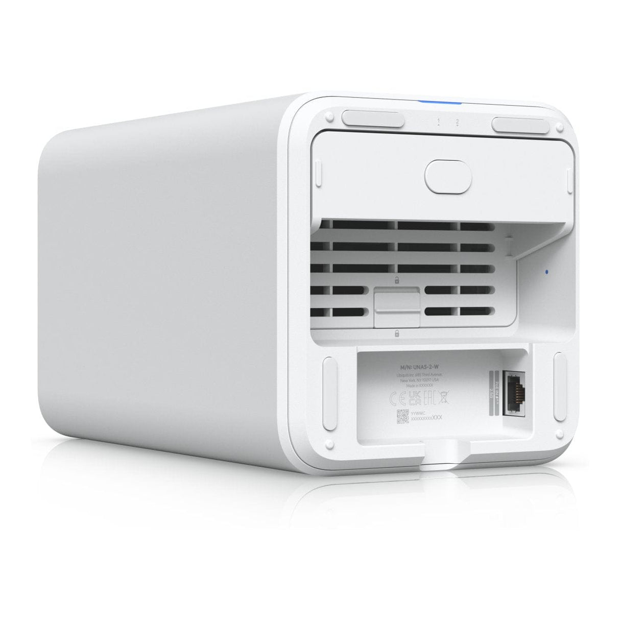 Ubiquiti UNAS 2 2-Bay NAS Enclosure White UNAS-2-W