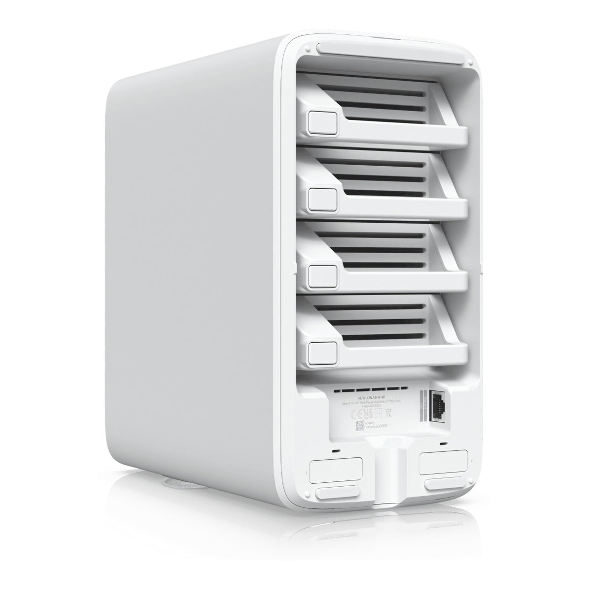 Ubiquiti UniFi UNAS 4 4-Bay NAS Enclosure White UNAS-4-W