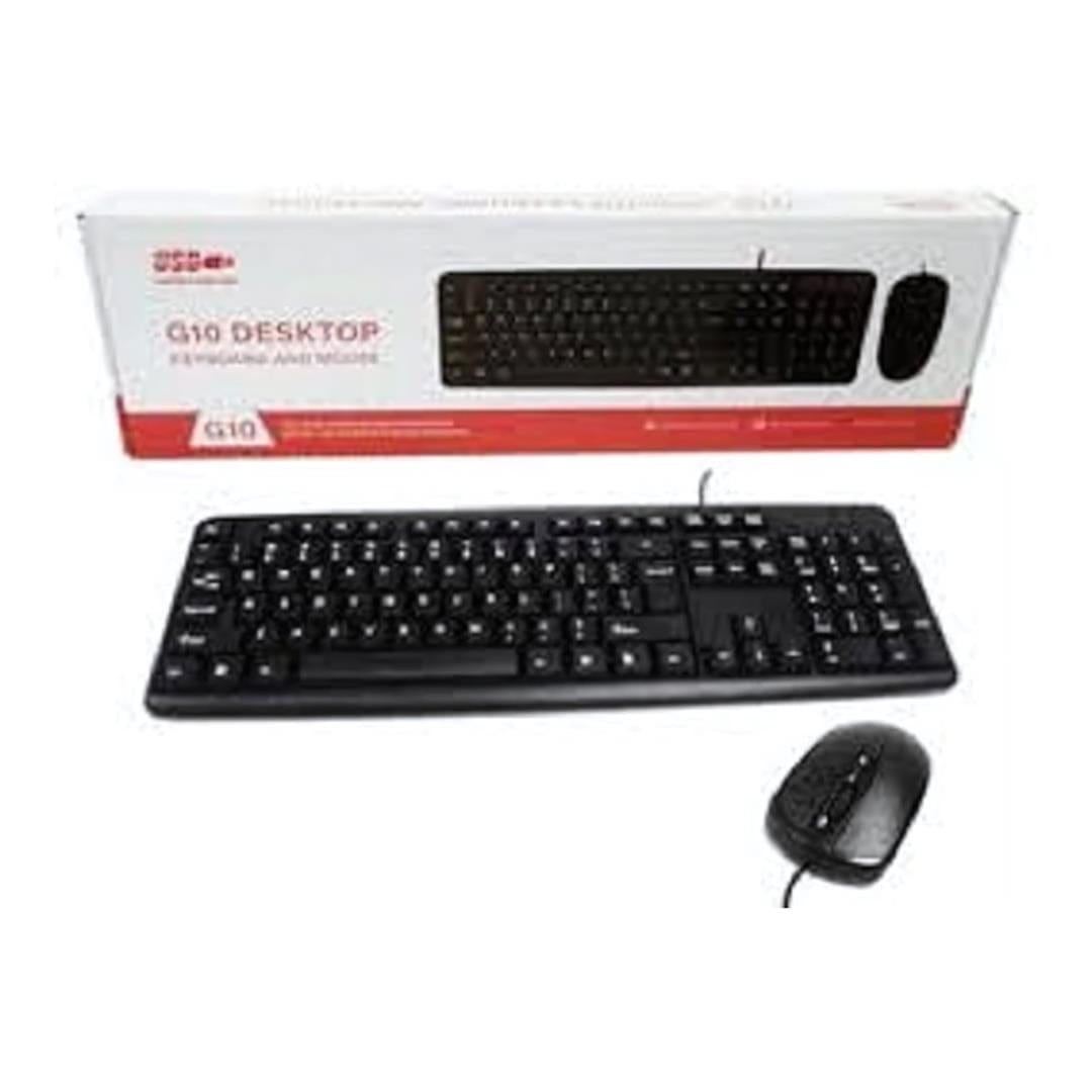 UniQue G11 Gaming Wired USB Keyboard And Ergonomic RGB USB Wired Mouse Combo UNIG11