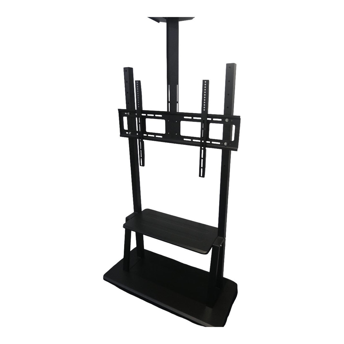 UniQue Heavy Duty 60–100 Inch Mobile Display Stand Cart Black UNIQ-1800S