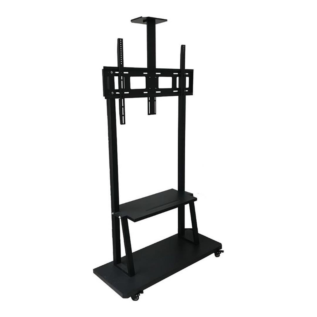UniQue Heavy Duty 60–100 Inch Mobile Display Stand Cart Black UNIQ-1800S