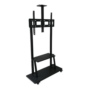 UniQue Heavy Duty 60–100 Inch Mobile Display Stand Cart Black UNIQ-1800S
