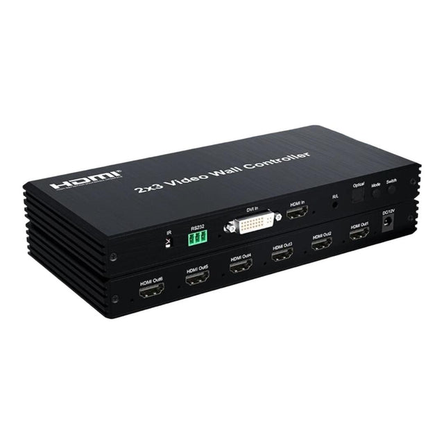 UniQue 2x3 HDMI Video Wall Controller 6 Output 1080p UQ-HVWC2X3
