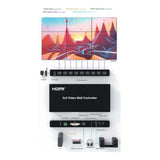 UniQue 3x3 HDMI Video Wall Controller 9 Output 1080p UQ-HVWC3X3