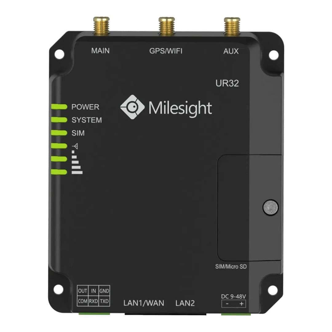 Milesight UR32 Industrial 4G LTE Router UR32-L04EU-P-W