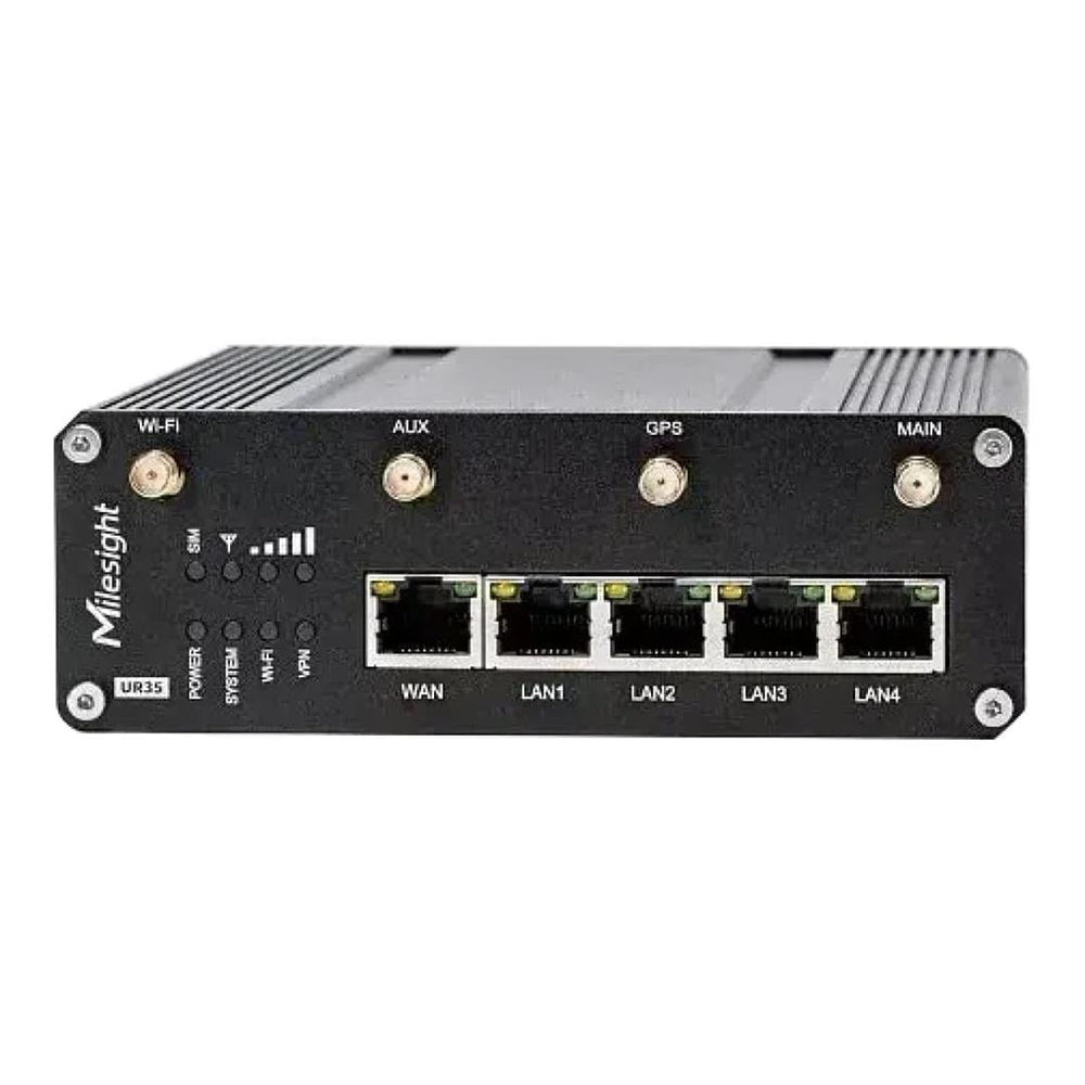 Milesight UR35 4G Industrial Cellular Router UR35-L04EU-G-P-W – FirstShop
