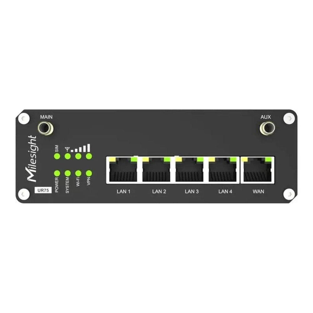 Milesight UR75 5G Industrial Cellular Router with GPS & PoE UR75-504AE ...