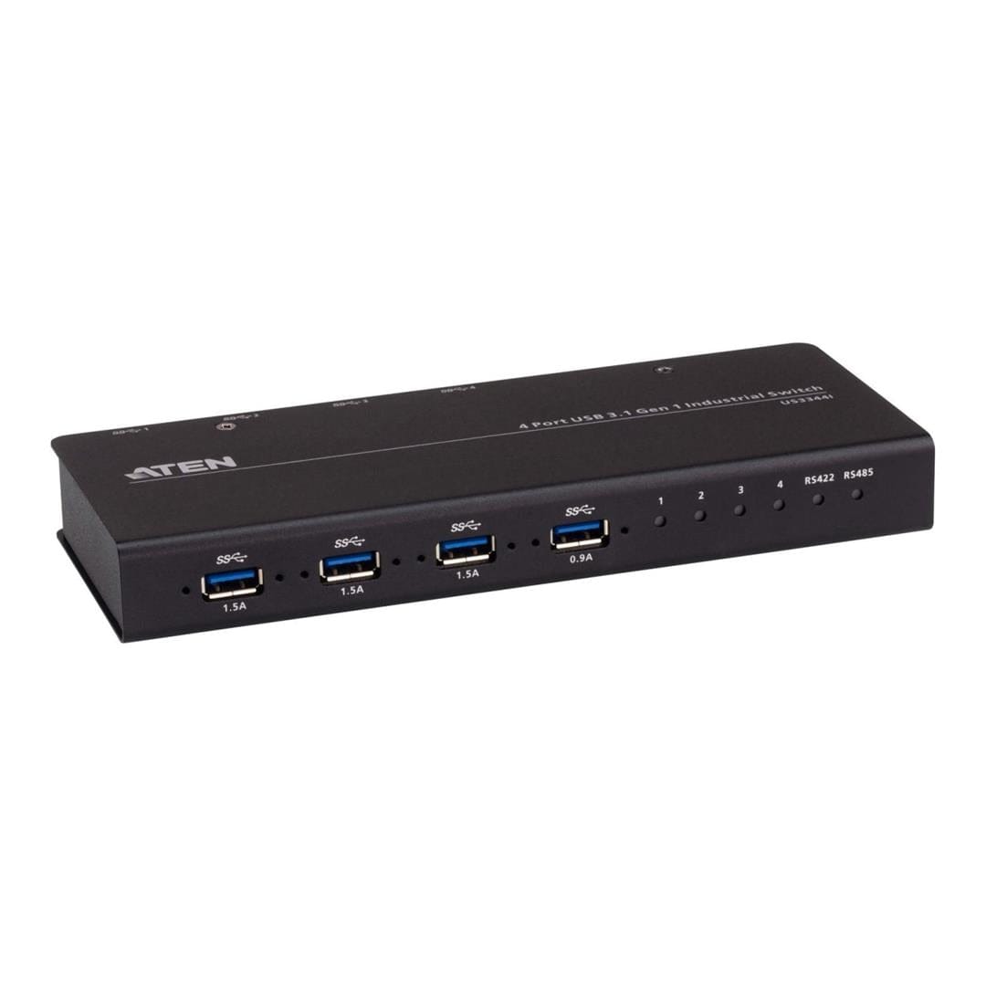 Aten 4x4 USB 3.1 Industrial Hub Switch US3344I