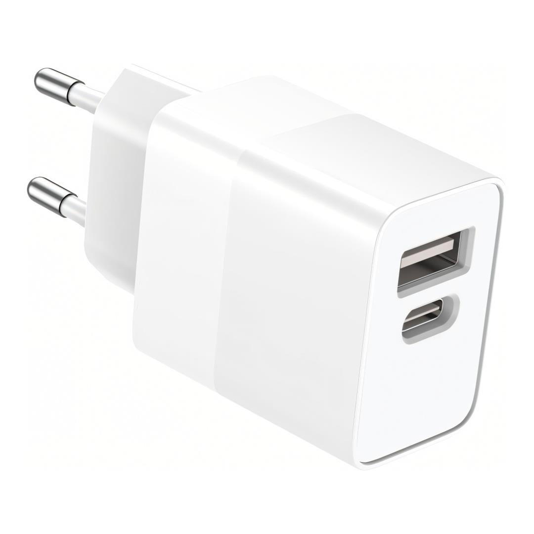 LinkQnet 5V 3.0A Dual-Port USB/C Travel Wall Charger USB-2P-CHARGE-EURO-L