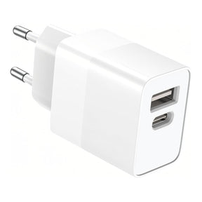 LinkQnet 5V 3.0A Dual-Port USB/C Travel Wall Charger USB-2P-CHARGE-EURO-L