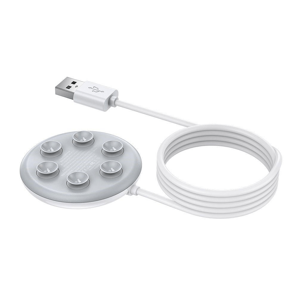 Remax Sucked Qi 10w Wireless Charger White USB-CHARGER-RP-W15-W