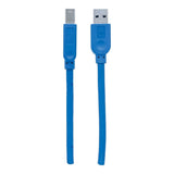 Manhattan 60cm USB-A to USB-B Male Cable USB3.0AM-USB3.0BM/60CM