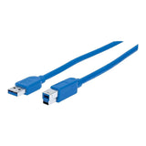Manhattan 60cm USB-A to USB-B Male Cable USB3.0AM-USB3.0BM/60CM