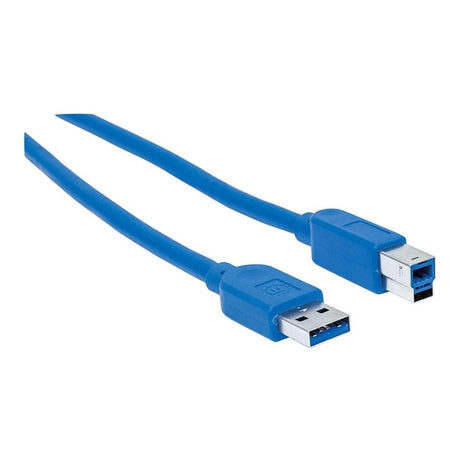 Manhattan 60cm USB-A to USB-B Male Cable USB3.0AM-USB3.0BM/60CM