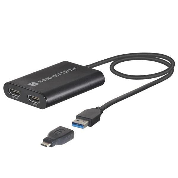 Sonnet USB 3 DisplayLink Dual 4K HDMI Adapter USB3-DHDMI