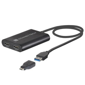 Sonnet USB 3 DisplayLink Dual 4K HDMI Adapter USB3-DHDMI