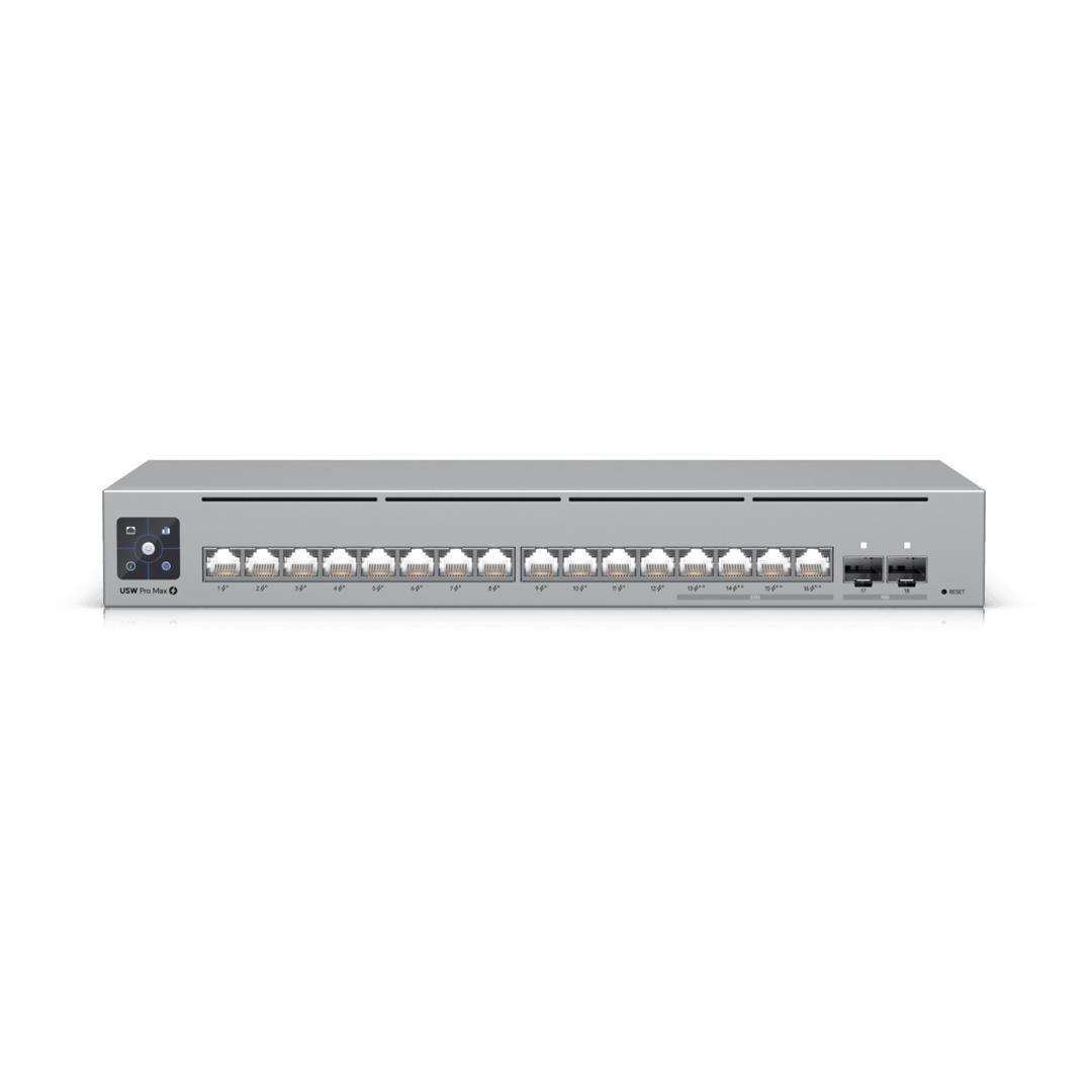 Ubiquiti UniFi Pro Max 16-port GbE PoE Managed Switch USW-PRO-MAX-16-POE-EU